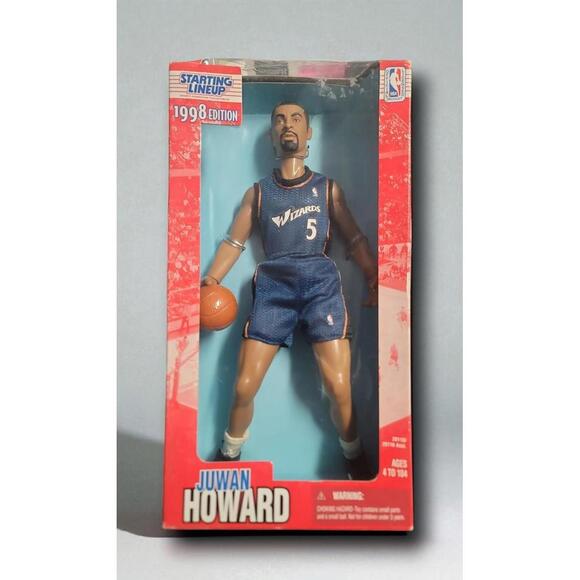 1998 Edition Juwan Howard Washington Wizards Action Figure - Picture 1 of 6